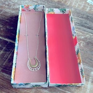 Lucky Brand mixed metal necklace. New in box with tag.